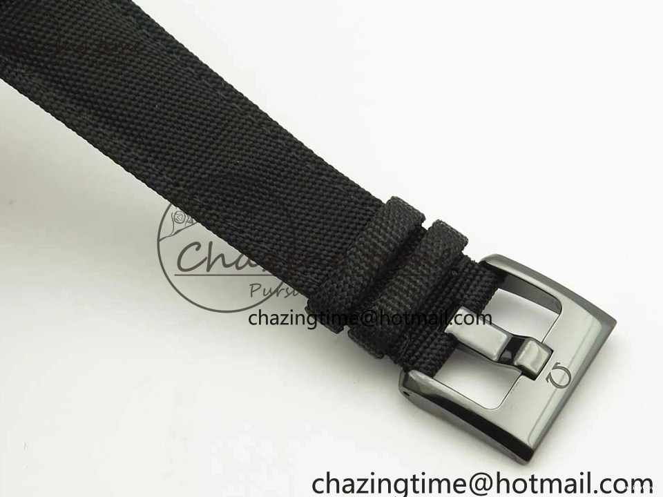 1229 Premium Speedmaster “Dark Side of The Moon” Real Ceramic OMF 1:1 Best Edition on Nylon Strap A 7977